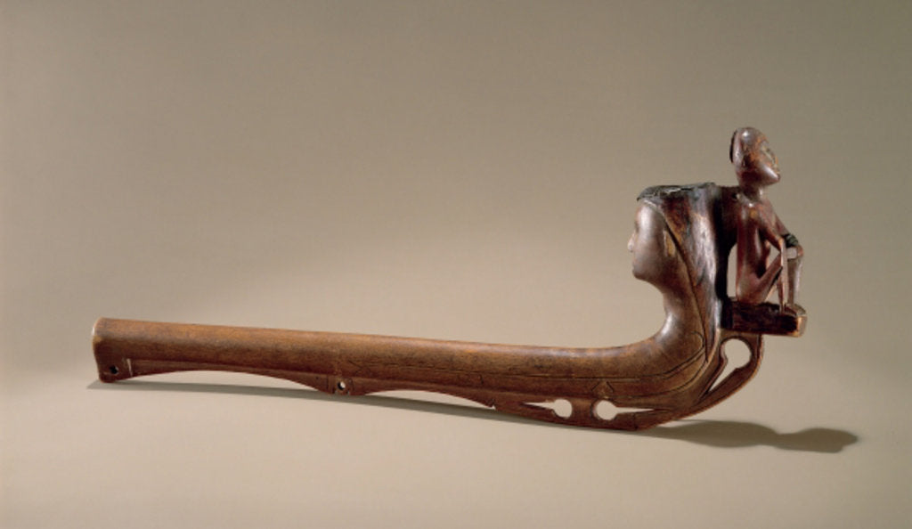 Detail of Iroquois Pipe, c.1725 by American School