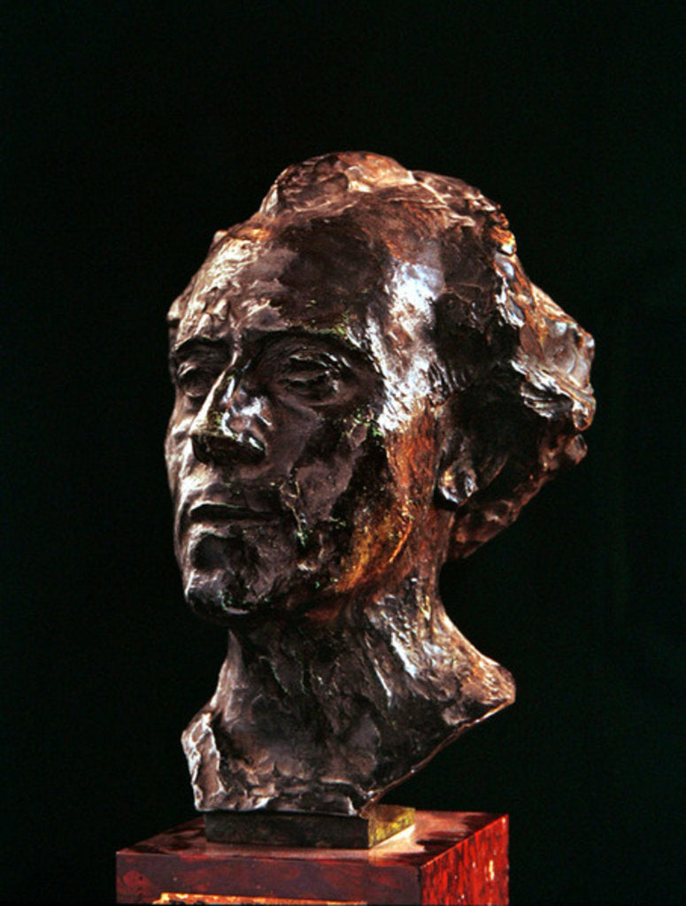 Detail of Gustav Mahler, 1909 by Auguste Rodin