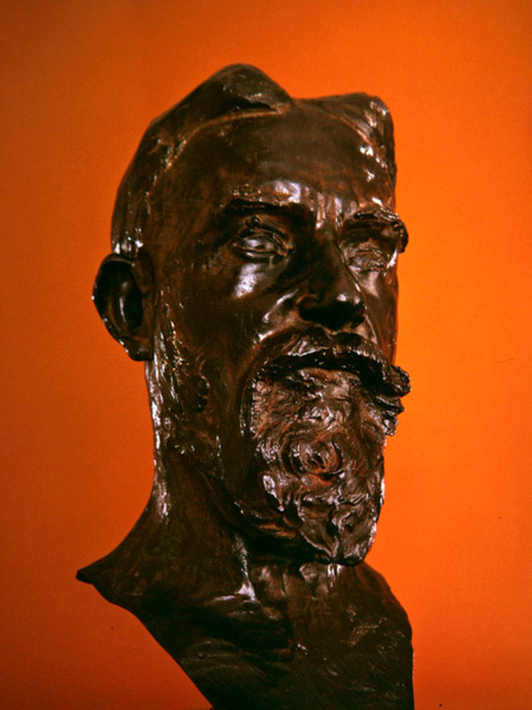 Detail of George Bernard Shaw, 1906 by Auguste Rodin