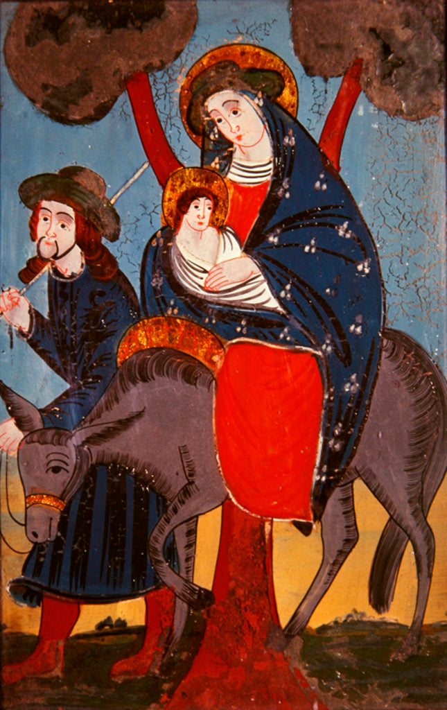 Detail of The Flight into Egypt by Austrian School