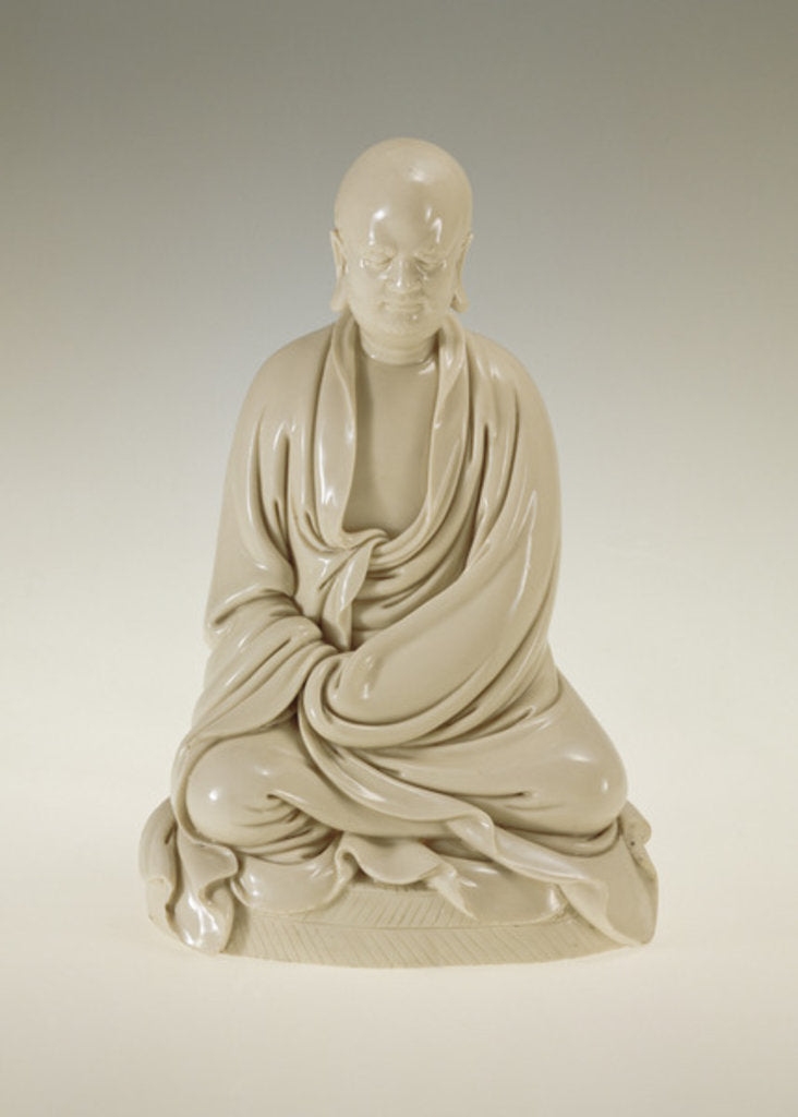 Detail of Bodhidharma, Ming dynasty by School Chinese