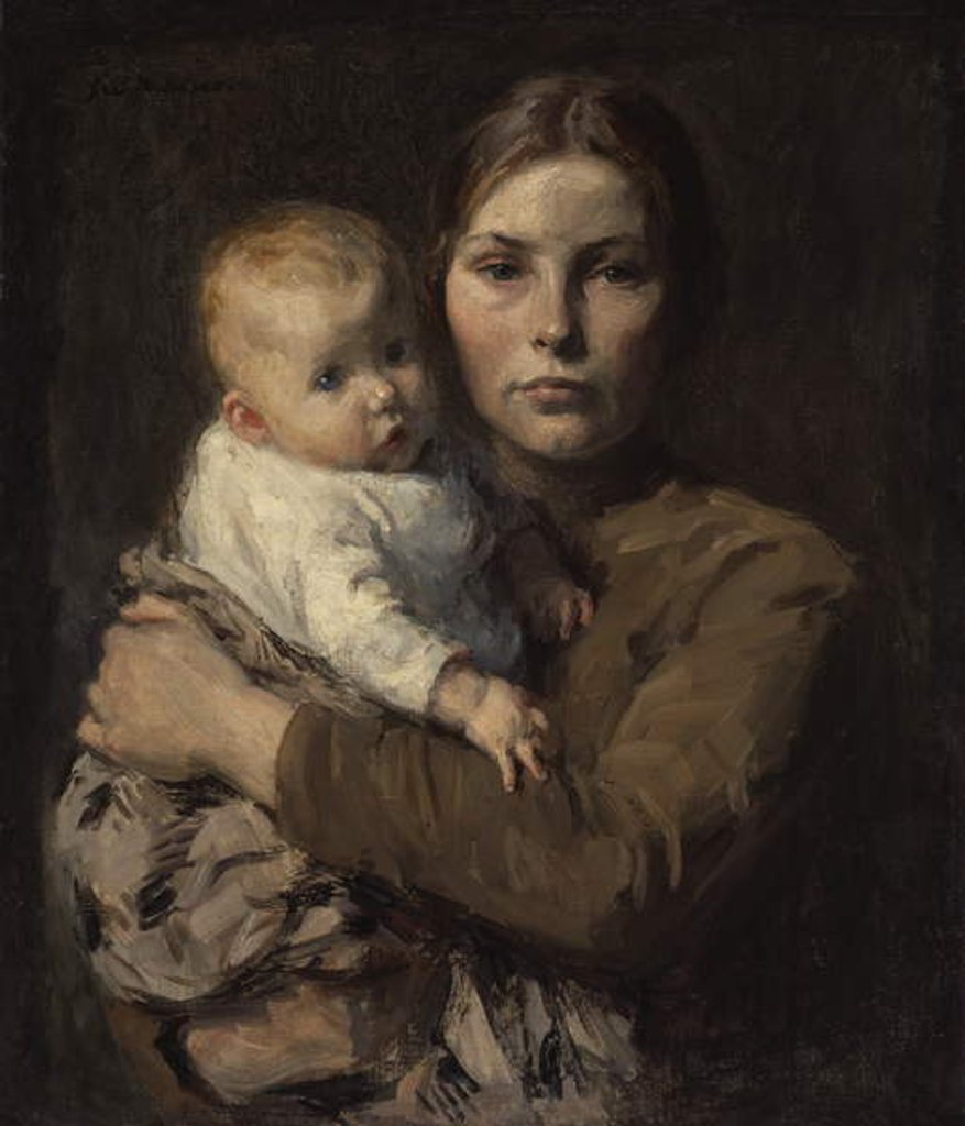 Detail of Mother and Child, c.1906 by Julius Gari Melchers