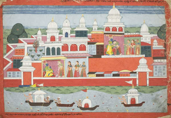 Isi Rukma Rukmini Seeks Krishna's Permission to Visit her Brother Rukma, page ...