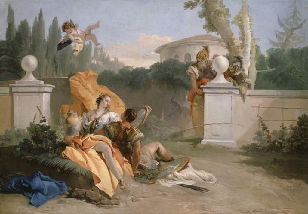 Detail of Rinaldo and Armida in Her Garden, 1742-45 by Giovanni Battista Tiepolo