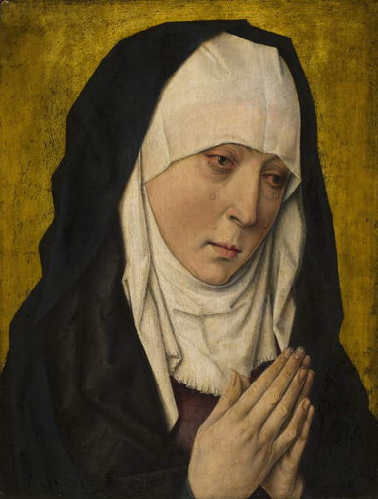 Detail of Mater Dolorosa, 1480-1500 by Dieric the Elder (attr. to) Bouts
