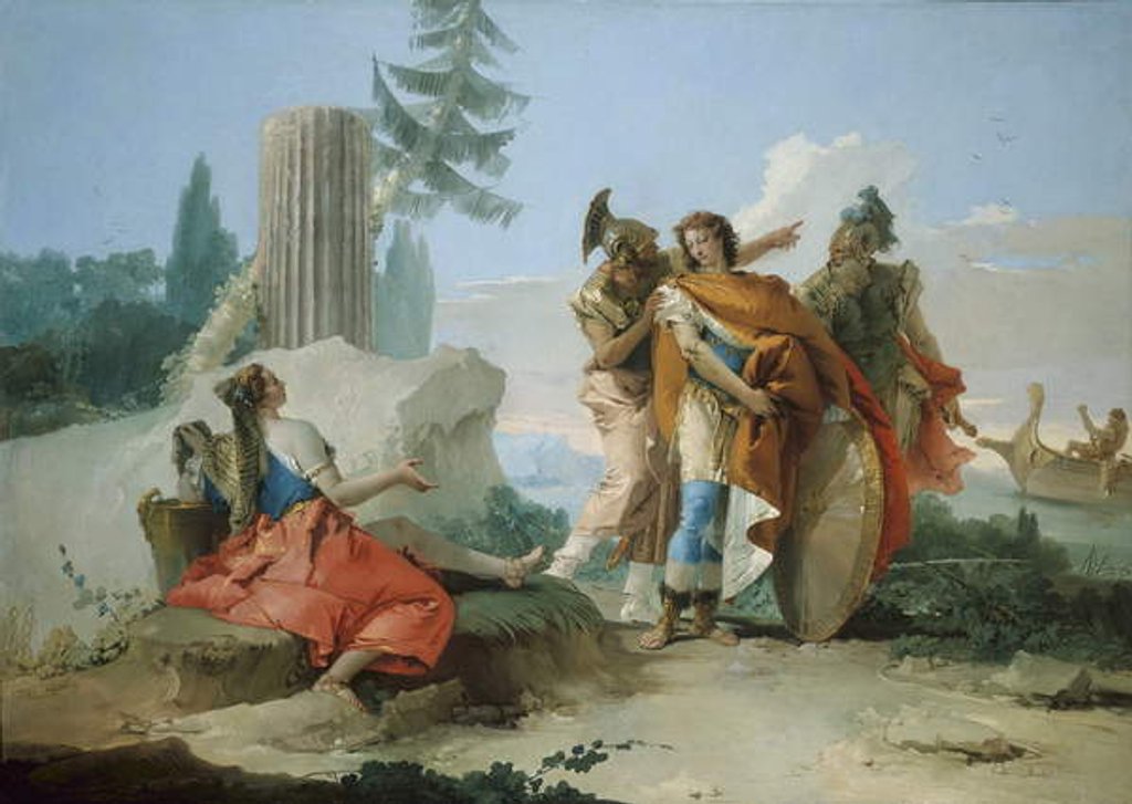 Detail of Armida Abandoned by Rinaldo, 1742-45 by Giovanni Battista (1696-1770) Tiepolo