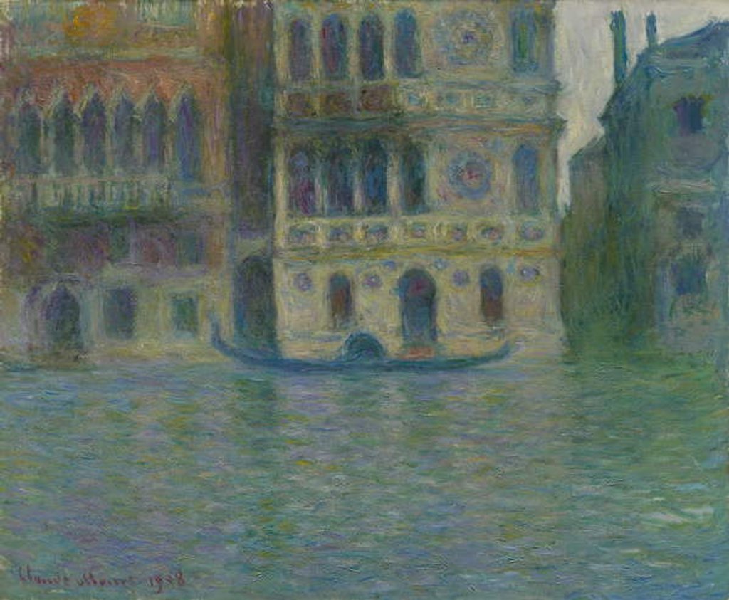 Detail of Venice, Palazzo Dario, 1908 by Claude Monet