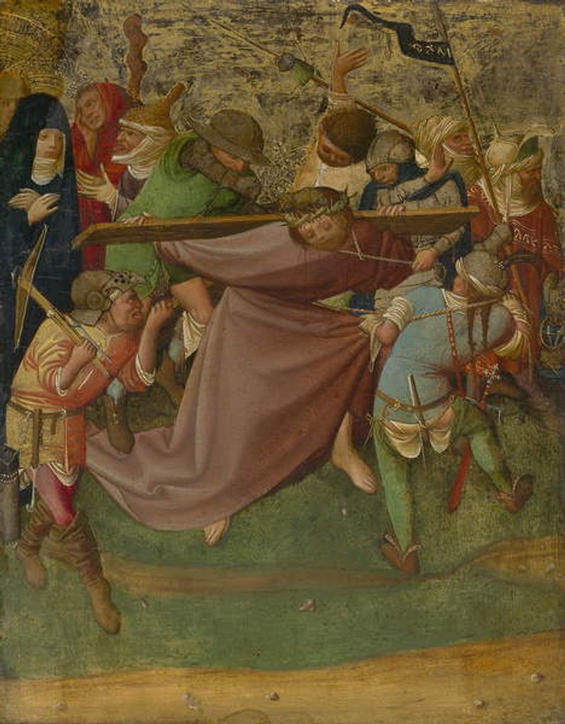 Detail of Christ Carrying the Cross, 1420-25 by German School