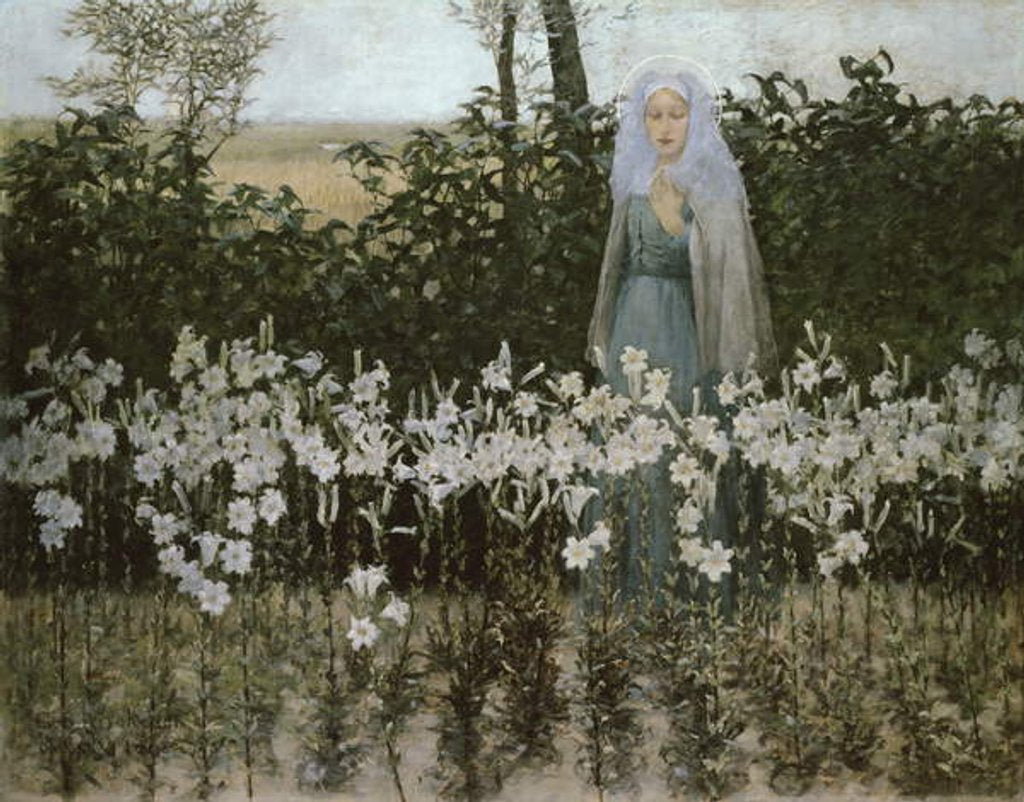 Detail of The Annunciation, 1887 by George Hitchcock