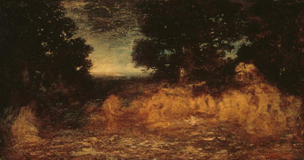 Detail of The Vision of Life, 1895-97 by Ralph Albert Blakelock