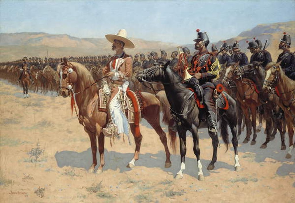 Detail of The Mexican Major, 1889 by Frederic Remington