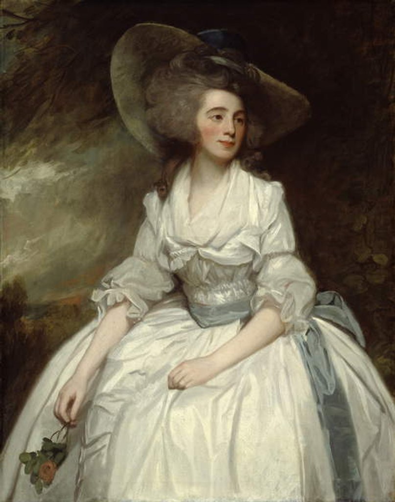 Detail of Mrs. Francis Russell, 1785-87 by George Romney