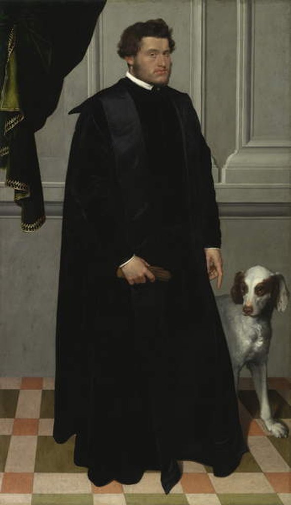 Detail of Gian Lodovico Madruzzo, 1551-52 by Giovanni Battista Moroni