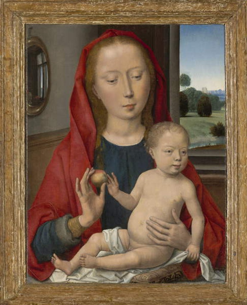 Detail of Virgin and Child, 1485-90 by Hans Memling