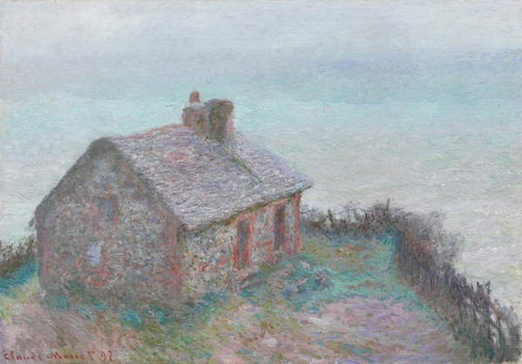 Detail of The Customs House at Varengeville, 1897 by Claude Monet