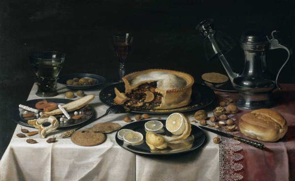 Detail of Still Life, 1625-30 by Pieter Claesz