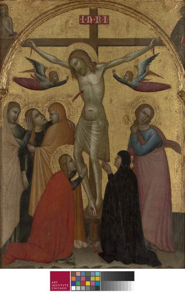Detail of The Crucifixion, c.1370 by Francescuccio Ghissi