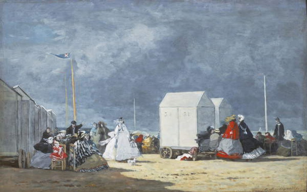 Detail of Approaching Storm, 1864 by Eugene Louis Boudin