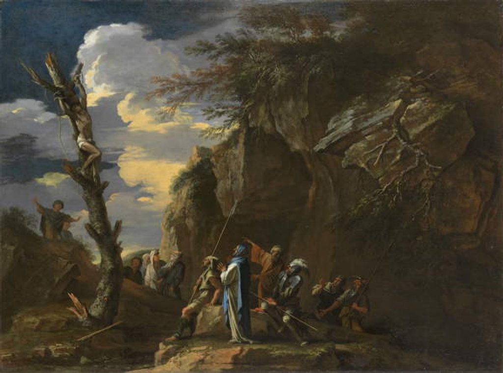Detail of Polycrates' Crucifixion, c.1664 by Salvator Rosa