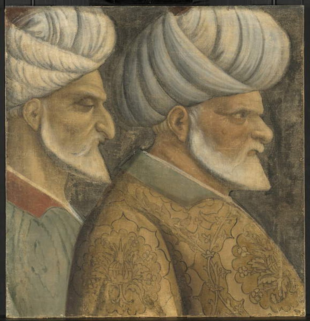 Detail of Sinan Reis and Haireddin Barbarossa, c.1535 by Northern Italian School