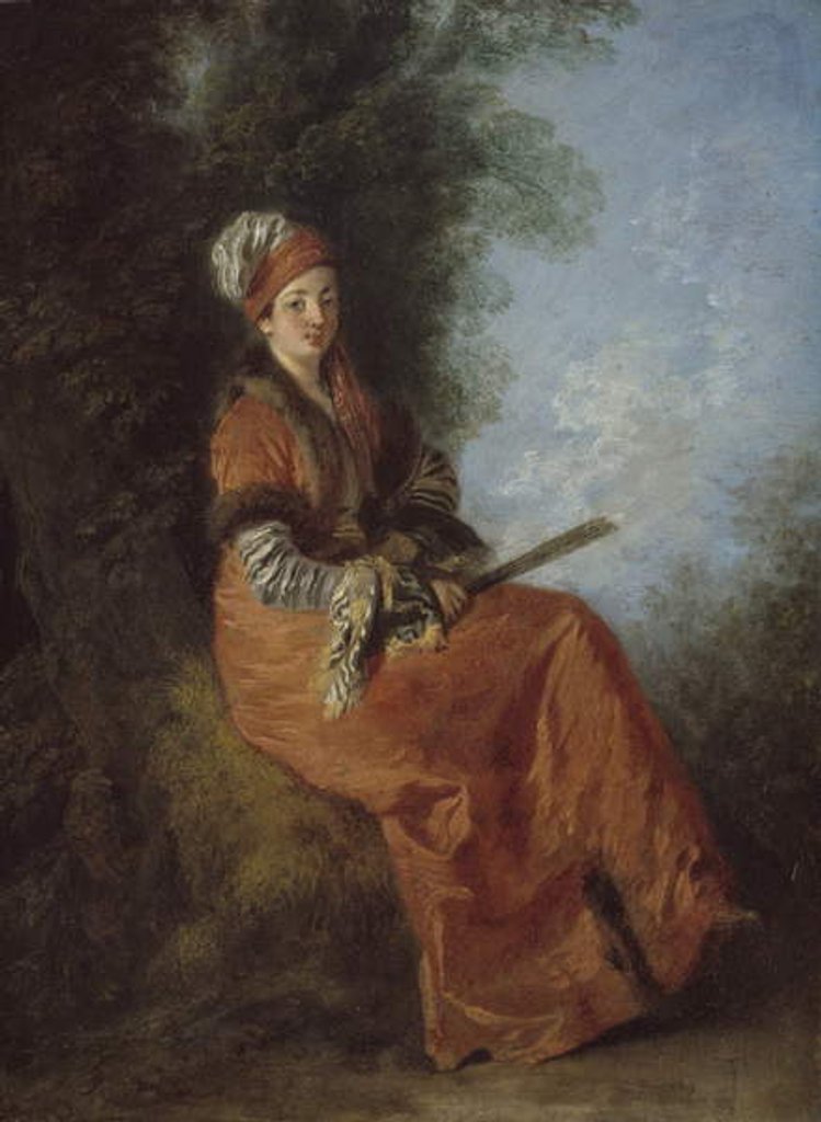 Detail of The Dreamer, 1712-14 by Jean Antoine Watteau