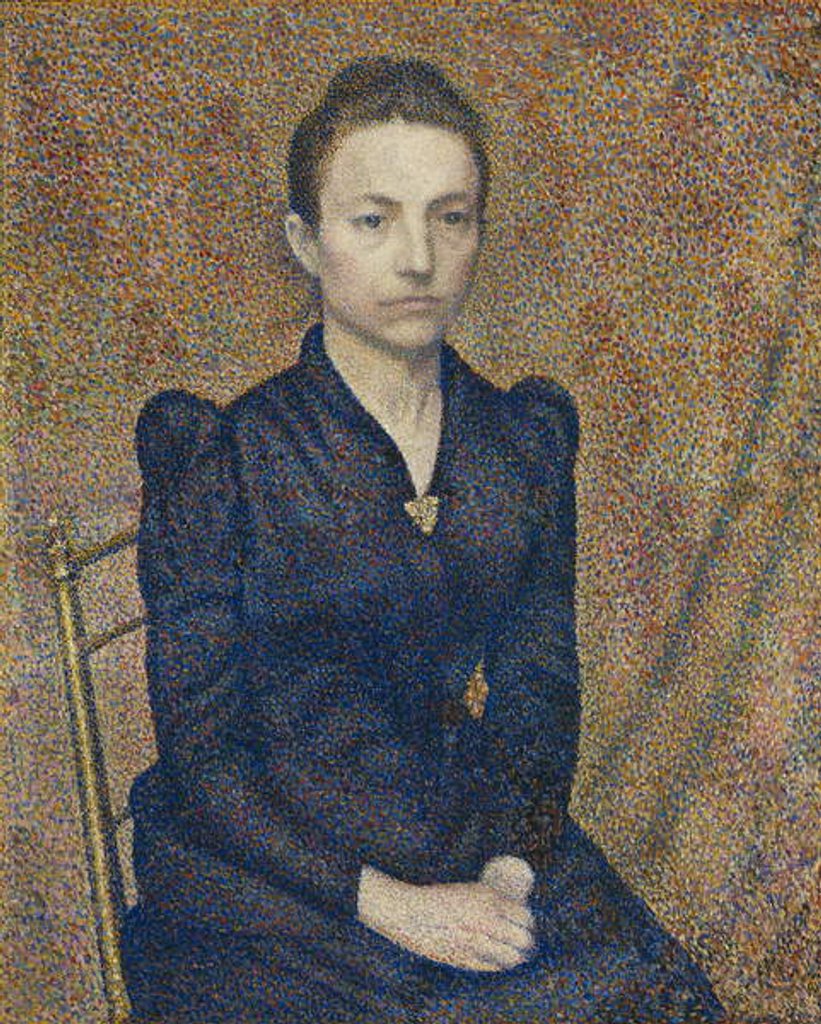 Detail of Portrait of the Artist's Sister, 1891 by Georges Lemmen
