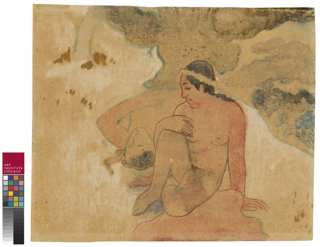 Detail of What! Are You Jealous?, 1894 by Paul Gauguin