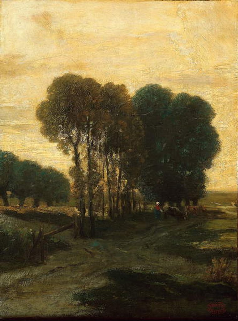 Detail of A Clump of Trees, c.1860 by Constant-Emile Troyon