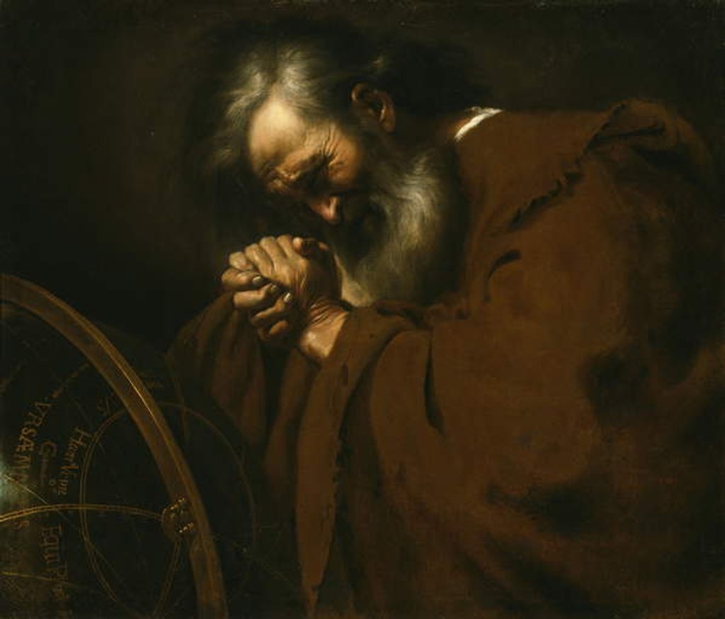 Detail of Heraclitus, the Weeping Philosopher, c.1630 by Spanish School