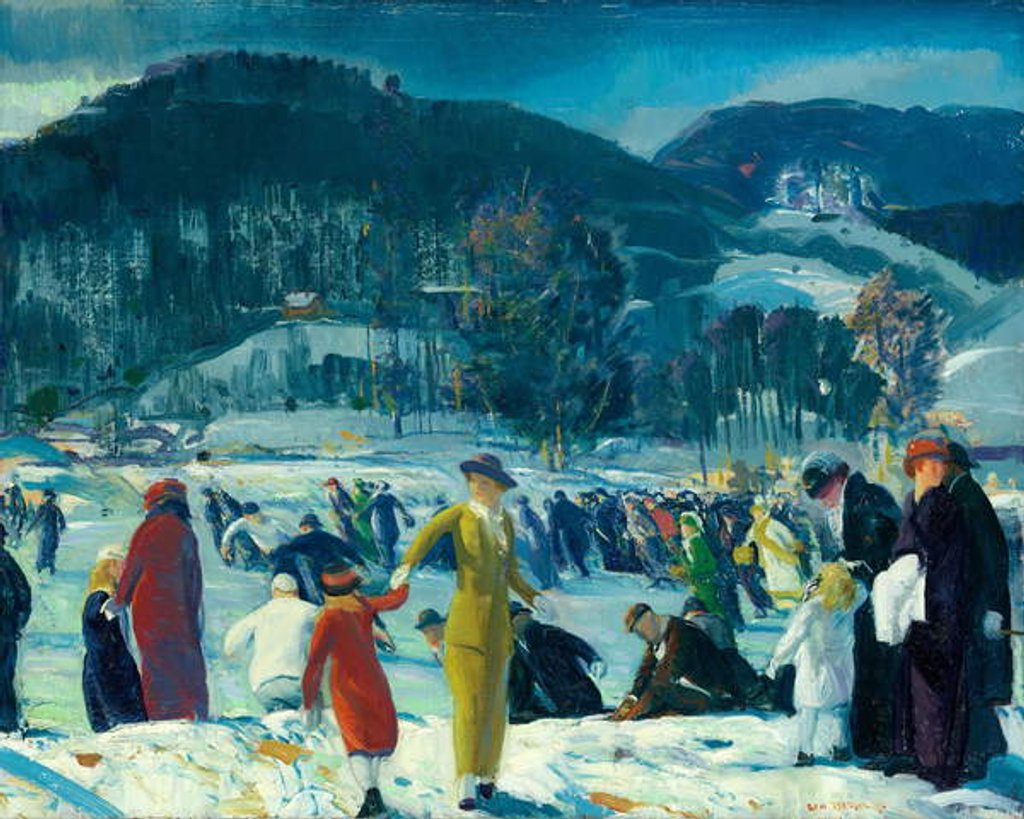 Detail of Love of Winter, 1914 by George Wesley Bellows