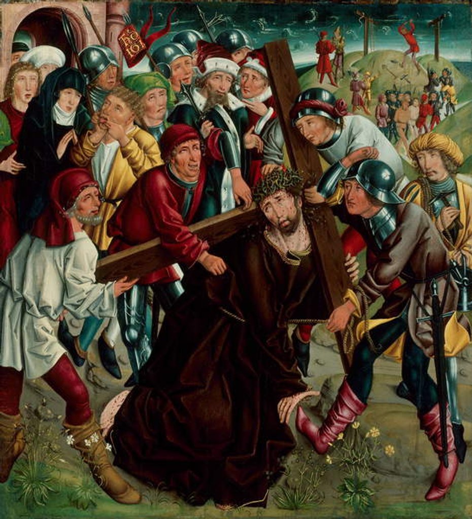 Detail of Christ Carrying the Cross, c.1490 by Master of the Freising Visitation
