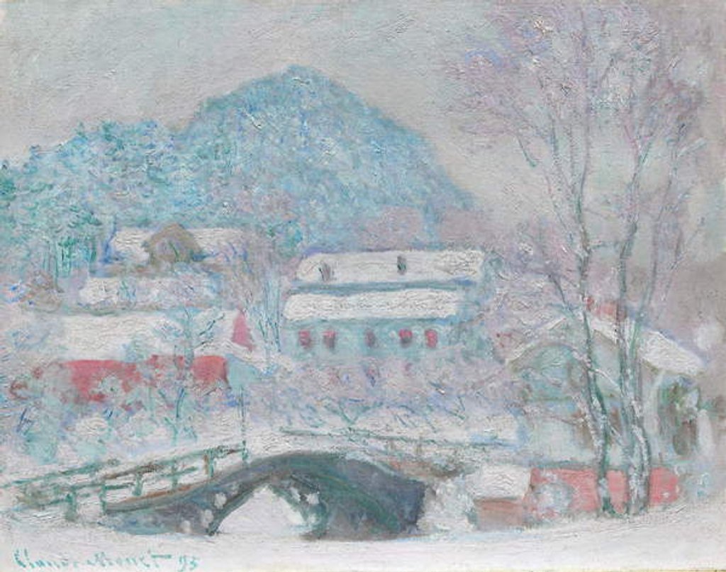 Detail of Sandvika, Norway, 1895 by Claude Monet