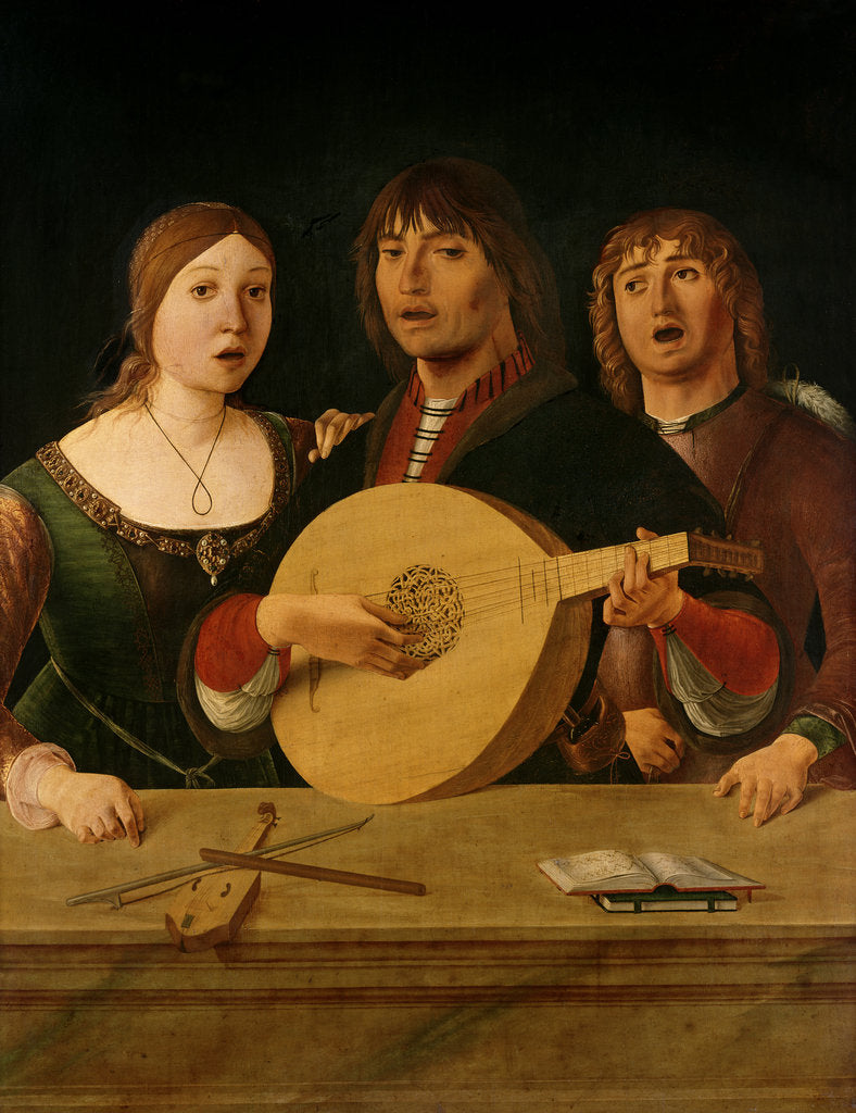 Detail of A Concert by Lorenzo Costa