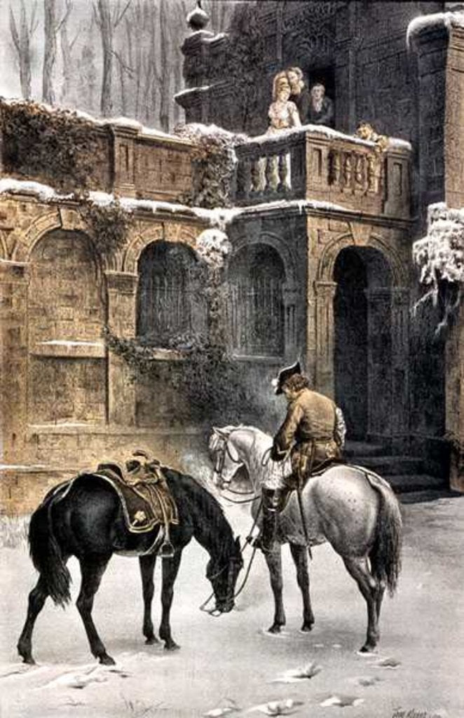 Detail of The Empty Saddle by Tom Merry