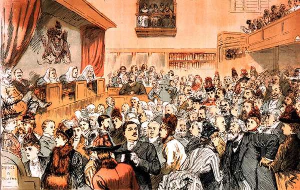 Detail of The Commission on Society by Tom Merry