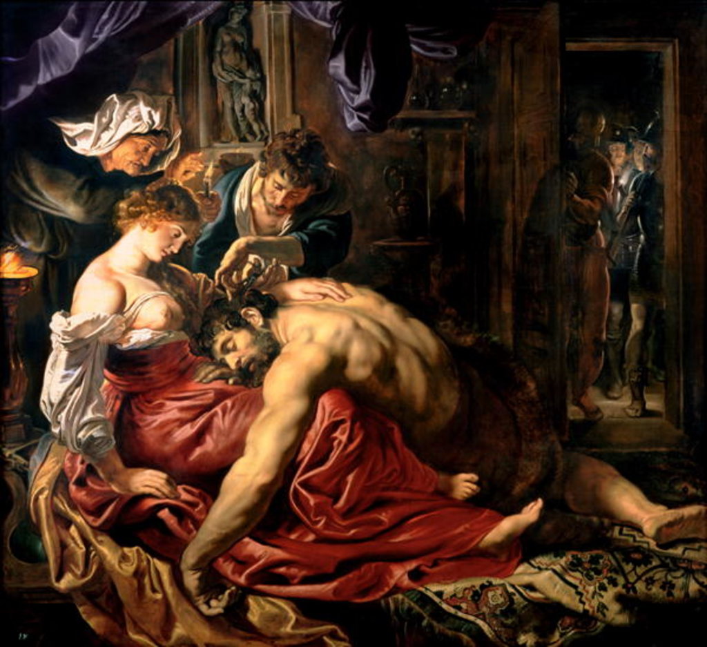 Detail of Samson and Delilah, c.1609 by Peter Paul Rubens
