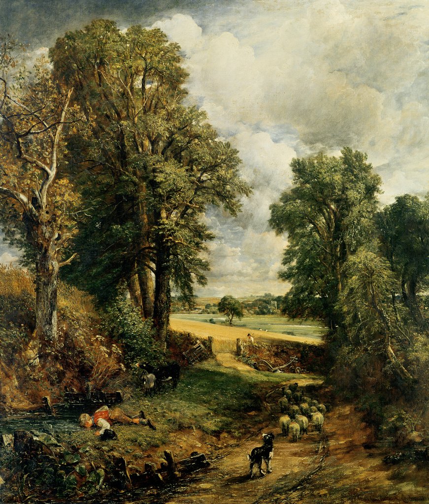 Detail of The Cornfield, 1826 by John Constable