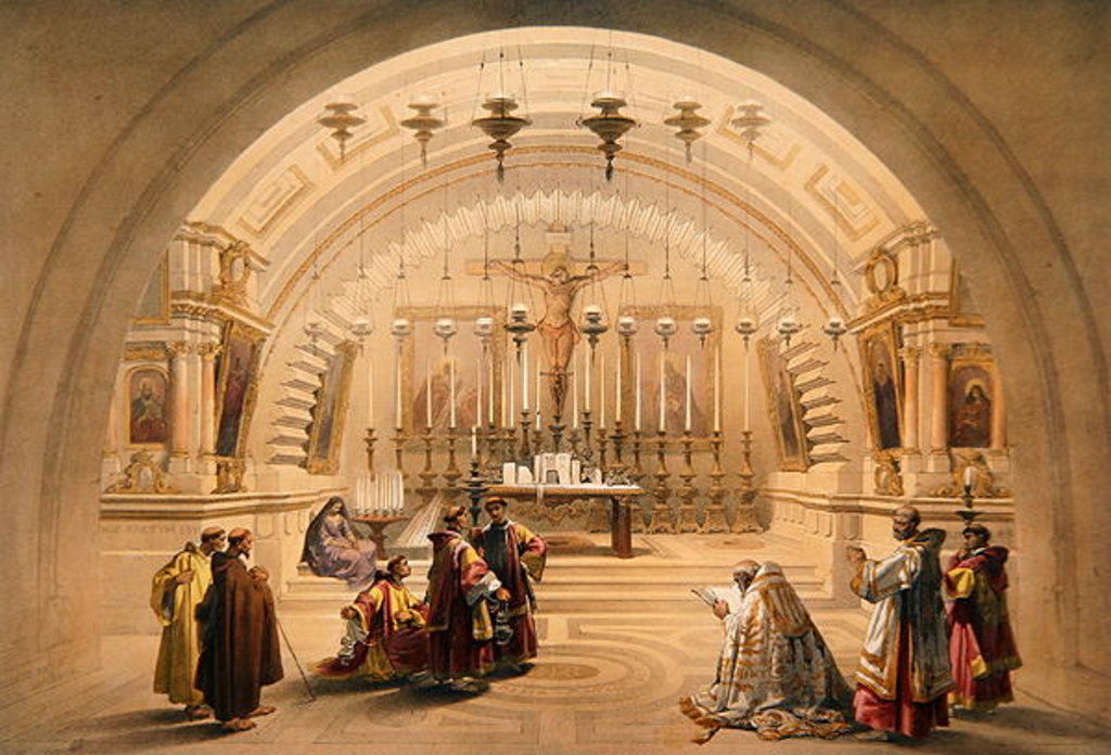 Detail of Jerusalem, April 10th 1839 by David Roberts