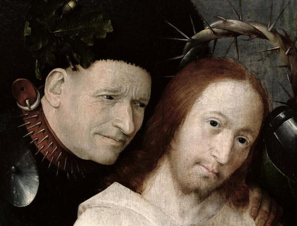 Detail of Christ Mocked c.1490-1500 by Hieronymus Bosch