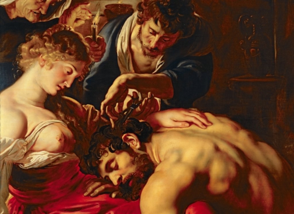 Detail of Samson and Delilah, c.1609 by Peter Paul Rubens