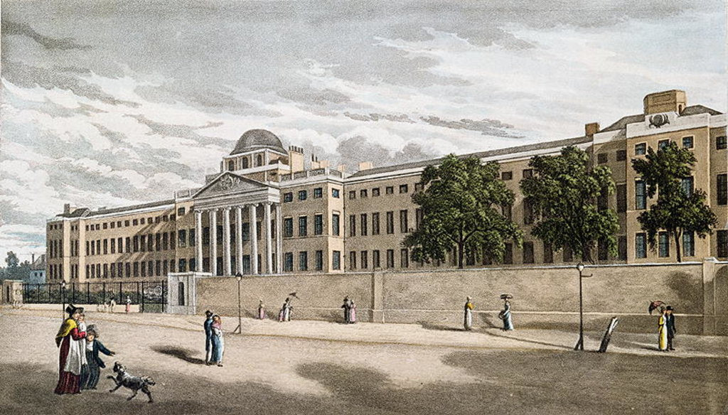Detail of New Bethlem Hospital, St. George's Fields by English School