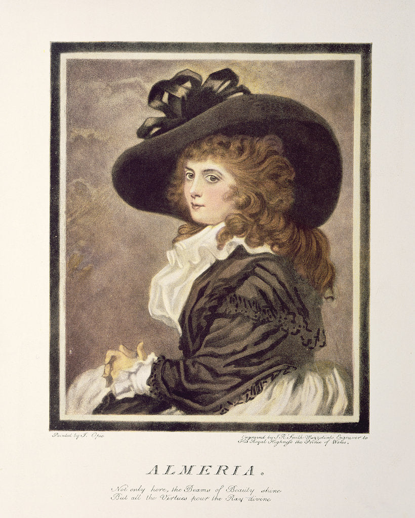 Detail of Almeria, engraved and pub. by John Raphael Smith, 1787 by John Opie