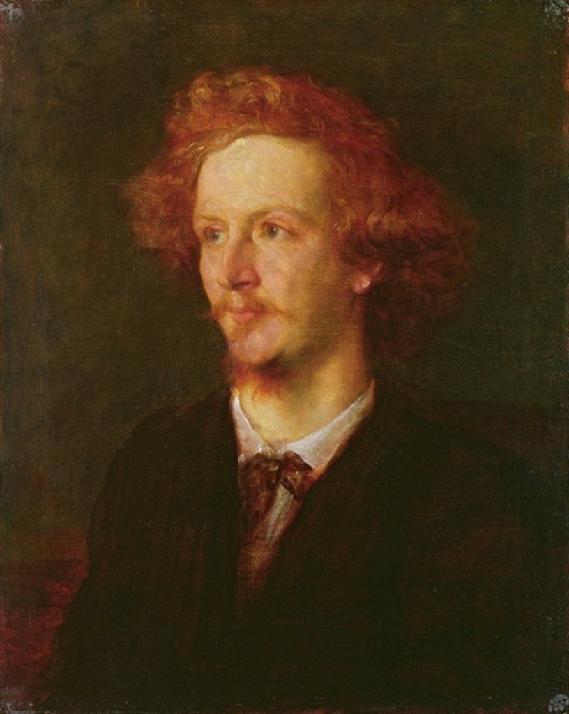 Detail of Portrait of Algernon Charles Swinburne 1867 by George Frederic Watts