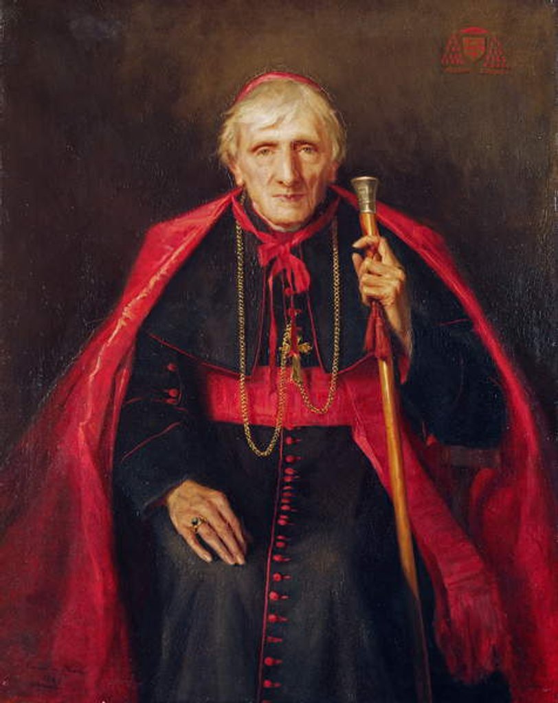 Detail of Portrait of John Henry Newman 1889 by Emmeline Deane