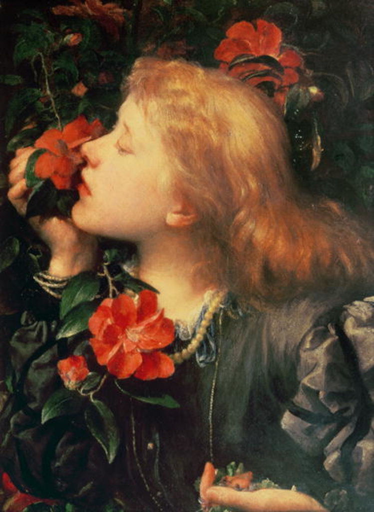 Detail of Portrait of Dame Ellen Terry c.1864 by George Frederic Watts