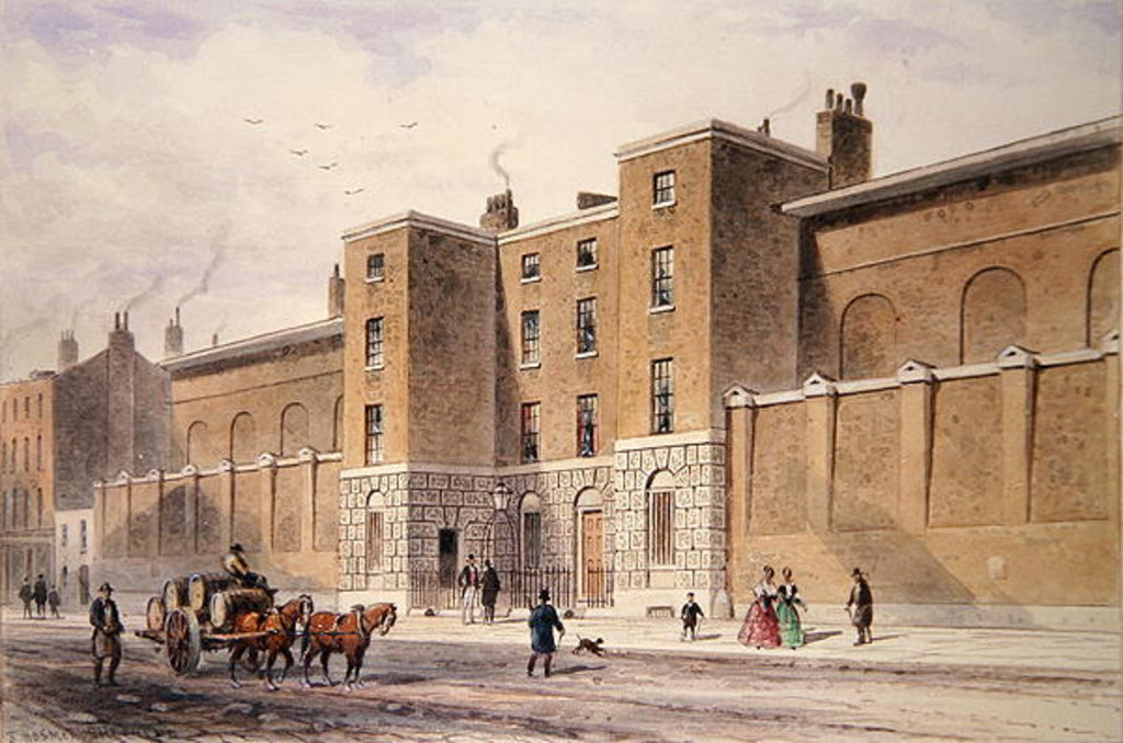 Detail of Whitecross Street Prison, 1850 by Thomas Hosmer Shepherd