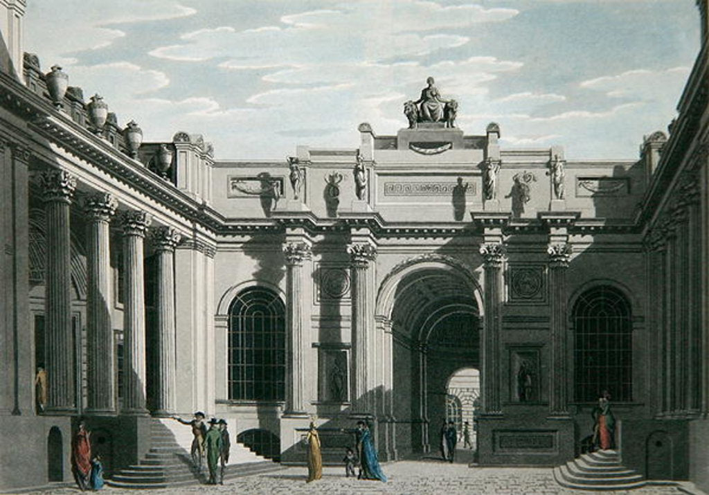 Detail of Lothbury Court, Bank of England 1801 by English School