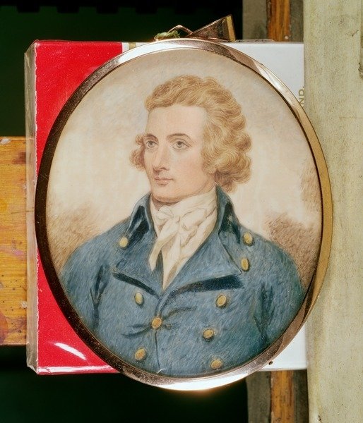 Detail of Portrait of Mungo Park c.1797 by Henry Edridge