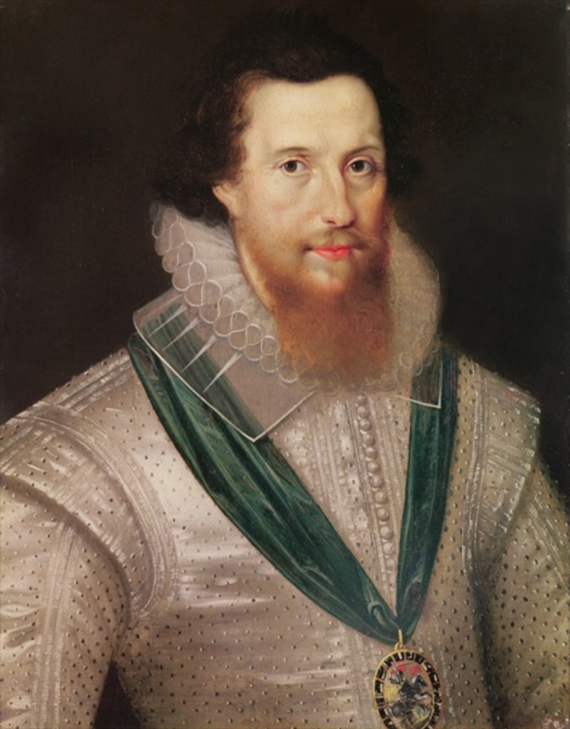 Detail of Portrait of Robert Devereux c.1596 by Marcus the Younger Gheeraerts