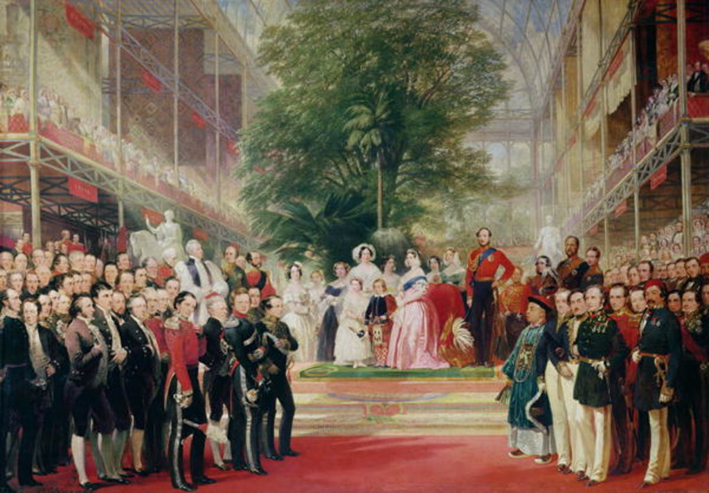 Detail of The Opening of the Great Exhibition, 1851-52 by Henry Courtney Selous
